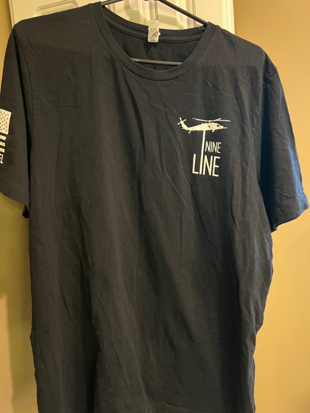 Nine Line Men's Black Graphic Labrador  Short Sleeve Tee